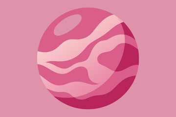 pink easter egg with ribbon