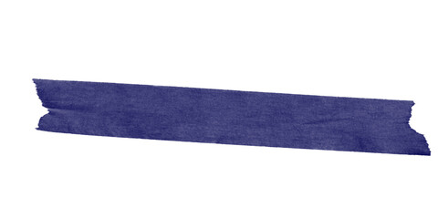 A dark blue rectangular shape against a black background in a simple abstract composition view