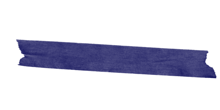 A dark blue rectangular shape against a black background in a simple abstract composition view