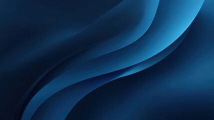 dark abstract background, deep blue, navy, and midnight tones, smooth gradient waves, moody and elegant, perfect for sleek visuals 