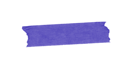 A rectangular blue shape with jagged edges isolated against a solid black background in the center