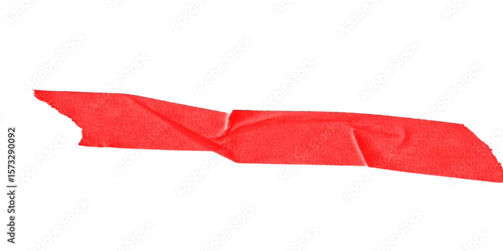 Poster a simple graphic featuring a single red brushstroke against a solid black background design element