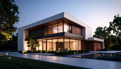 Modern Luxury Home Design: Twilight Elegance