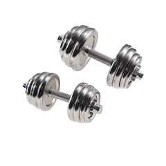 Dumbbells that meet the requirements of gyms are ideal for fitness marketing, health blog visualization or health app UI design. With their expressive floating look, dumbbells have gained a modern vis