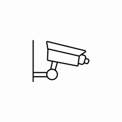 security camera surveillance icon sign vector