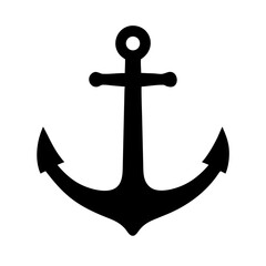 anchor icon vector art 