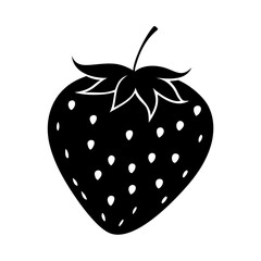 vector illustration of a strawberry