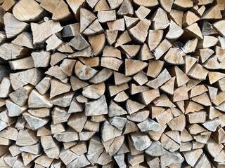 Firewood for the stove in the house, self-catering