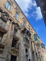 Fototapeta premium Maltese balconies