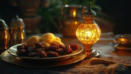 Ceremonial plate of assorted nuts and candies. Food for special occasions.