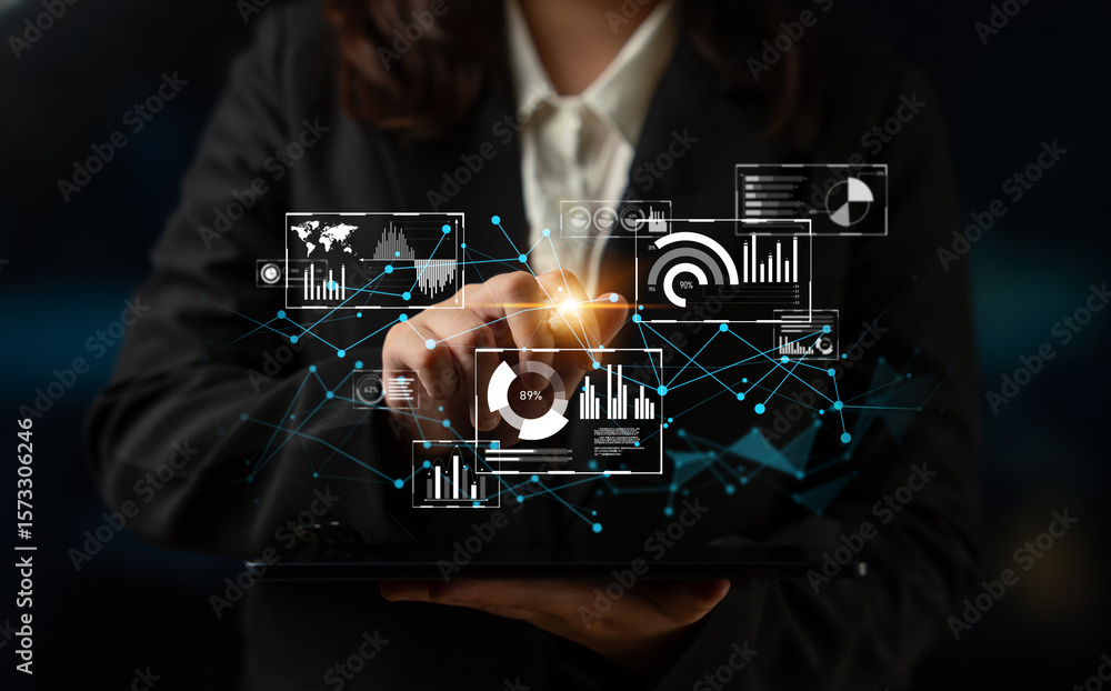 Poster big data and analytics support real-time insights, predictive modeling, and data-driven decisions fo