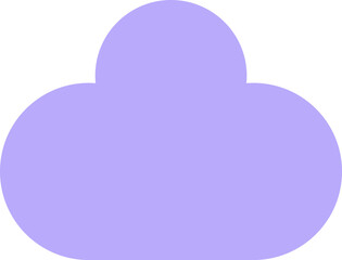 raincloud in bright neon color