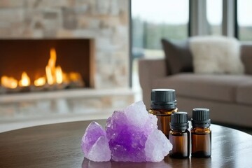 Aroma essential oils jars mockup for health and beauty products.