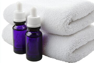 A clean skincare mockup featuring refillable cosmetic containers and beauty products.