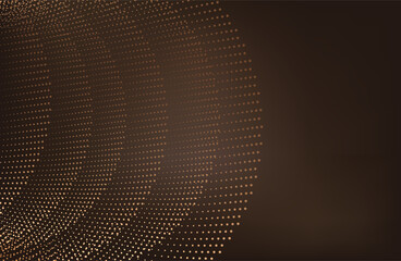 Abstract Music background. Big Data Particle Flow Visualisation chemical industry. Science infographic futuristic illustration. Sound wave. Premium background design with mocha mousse sound wave