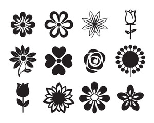 Flower Shapes SVG