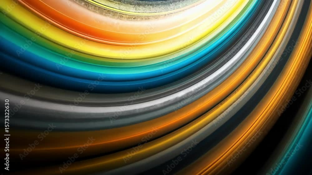 Poster abstract colorful lines background with vibrant colors and creative design element.