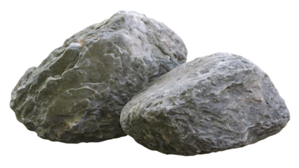  stones isolated on white background,png,ai generated.
