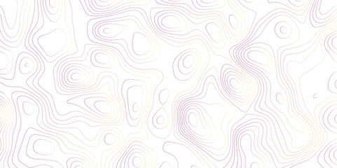 Abstract wave paper curved reliefs background .gradient multicolor wave curve lines banner background design, topographic contours map background, Vector geographic contour map.