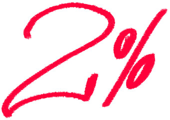 Two percent off