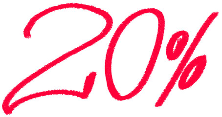 Twenty percent off