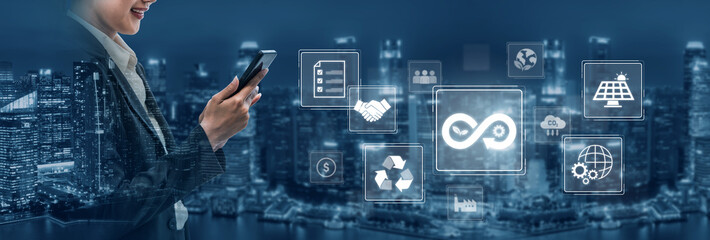 Circular economy supports sustainable development. Circular economy reduces waste, circular economy...
