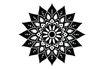 vector illustration of a snowflake