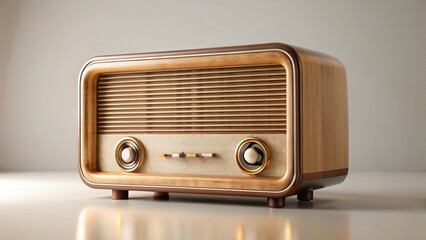 Vintage Radio 3d icon