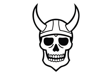 skull with horns