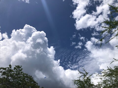 clouds in the sky