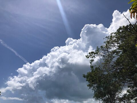 clouds in the sky