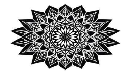 mandala round ornament