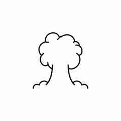 bomb explode icon sign vector