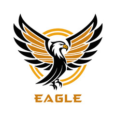 eagle with wings