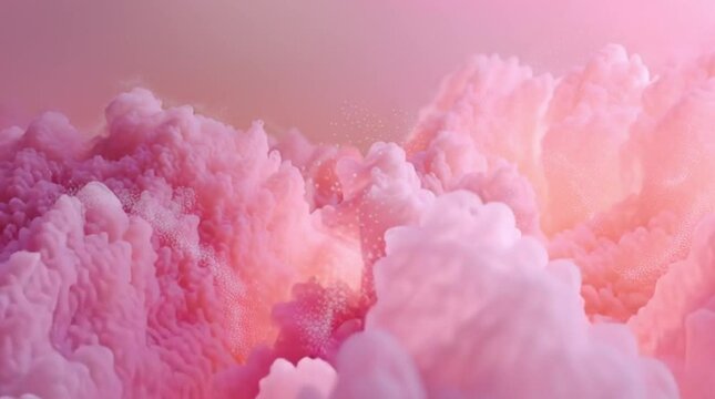 Abstract background with lights and clouds.