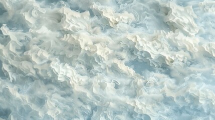 Abstract Swirling Blue and White Cloud-like Texture Background