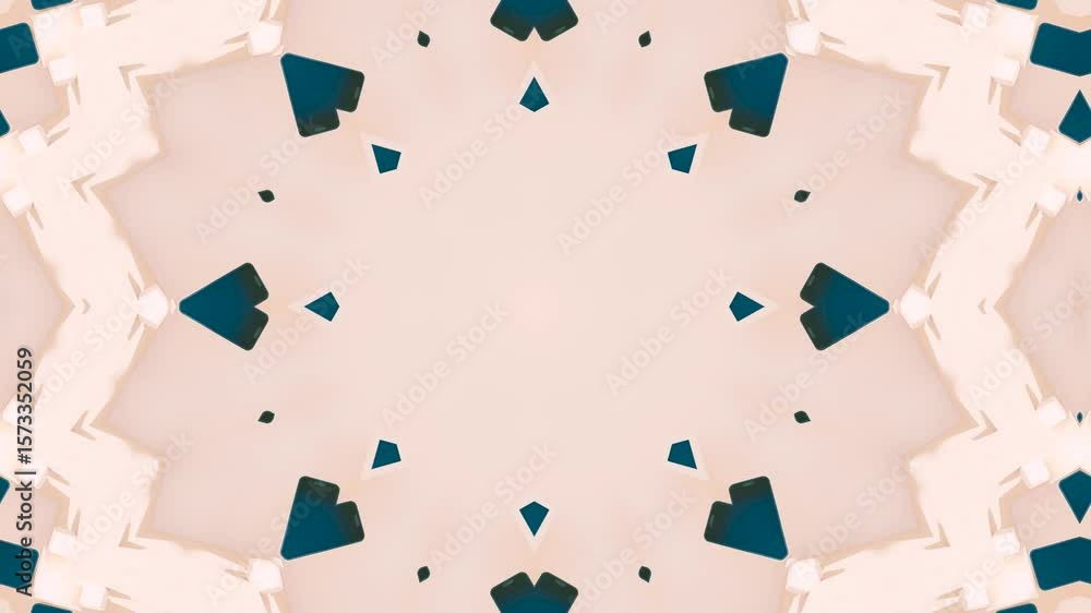 Poster ornamental 3d mandalas: a dynamic kaleidoscope of abstract geometric patterns and captivating backgr