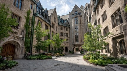 Collegiate Courtyard