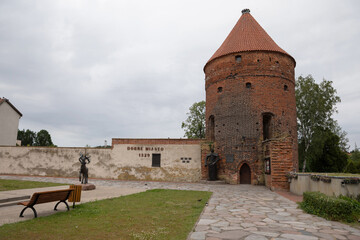 Historic Bociania Tower and Medieval Wall, Dobre Miasto, Poland