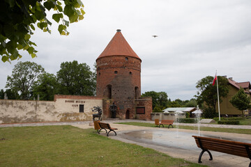 Historic Bociania Tower and Medieval Wall, Dobre Miasto, Poland