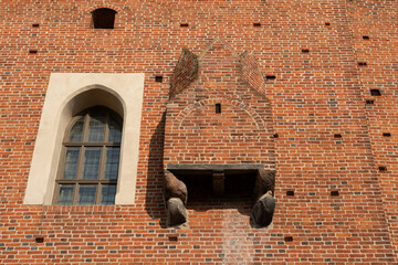 Medieval Toilet and Window at Olsztyn Castle, Poland