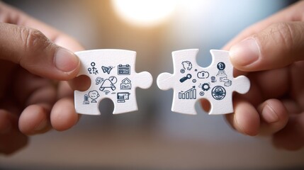 Strategic Partnership: Connecting Business Puzzle Pieces