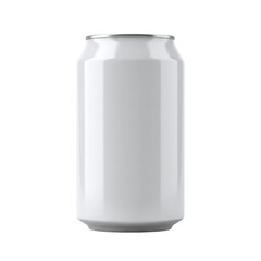 White aluminum can for beverage mockup