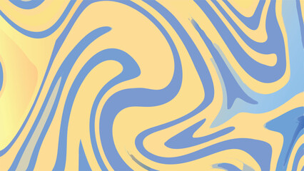 Obraz premium Abstract swirl pattern with light yellow and blue colors creating a fluid and dynamic visual effect design
