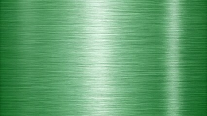 A green brushed metal surface with subtle reflections