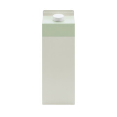 Blank milk carton package for mockup