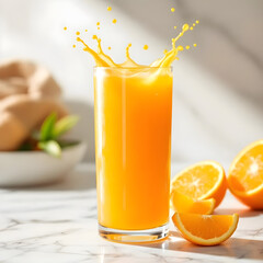 fresh orange juice PNG
