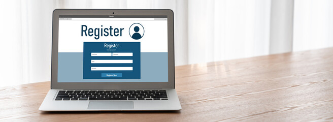 Online registration form for modish form filling on the internet website