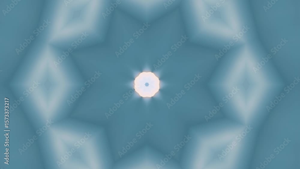 Poster kaleidoscope mandala geometry: a stunning 3d abstract mosaic with intricate patterns and ornamental 