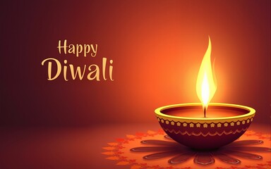 Happy Diwali Indian Hindu religious festival background design. High quality